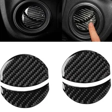 Real Carbon Fiber Center Dashboard Air AC Vent Trim Fits 13-20 BRZ FRS 86
