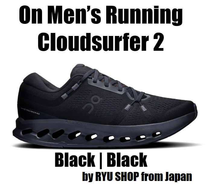 Men's Cloudsurfer 2 Running Shoes Black Style 3MF10121043