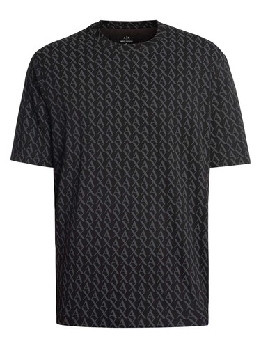 Armani Exchange de los hombres Camiseta con estampado de logotipo, Negro - Picture 6 of 6