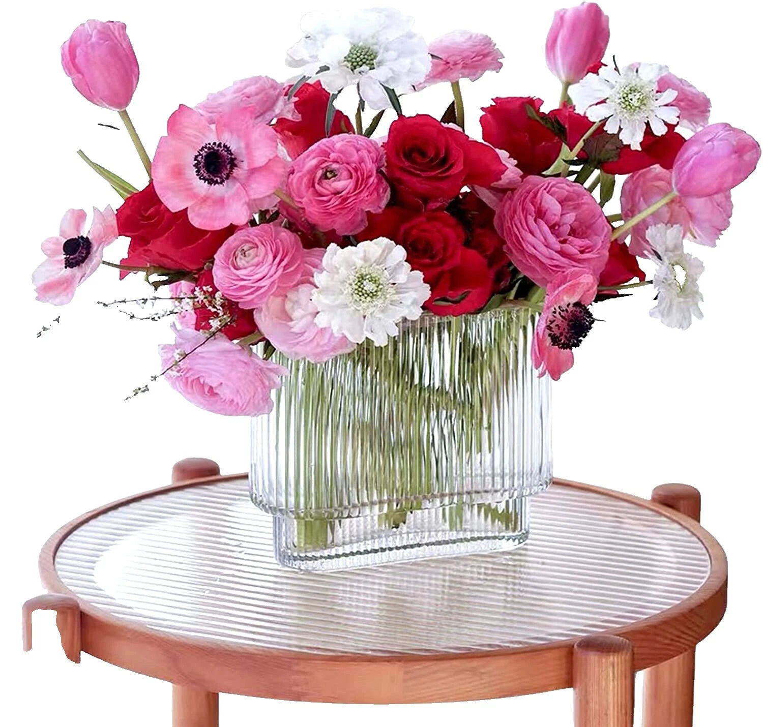 Floreros de vidrio Art deco florero