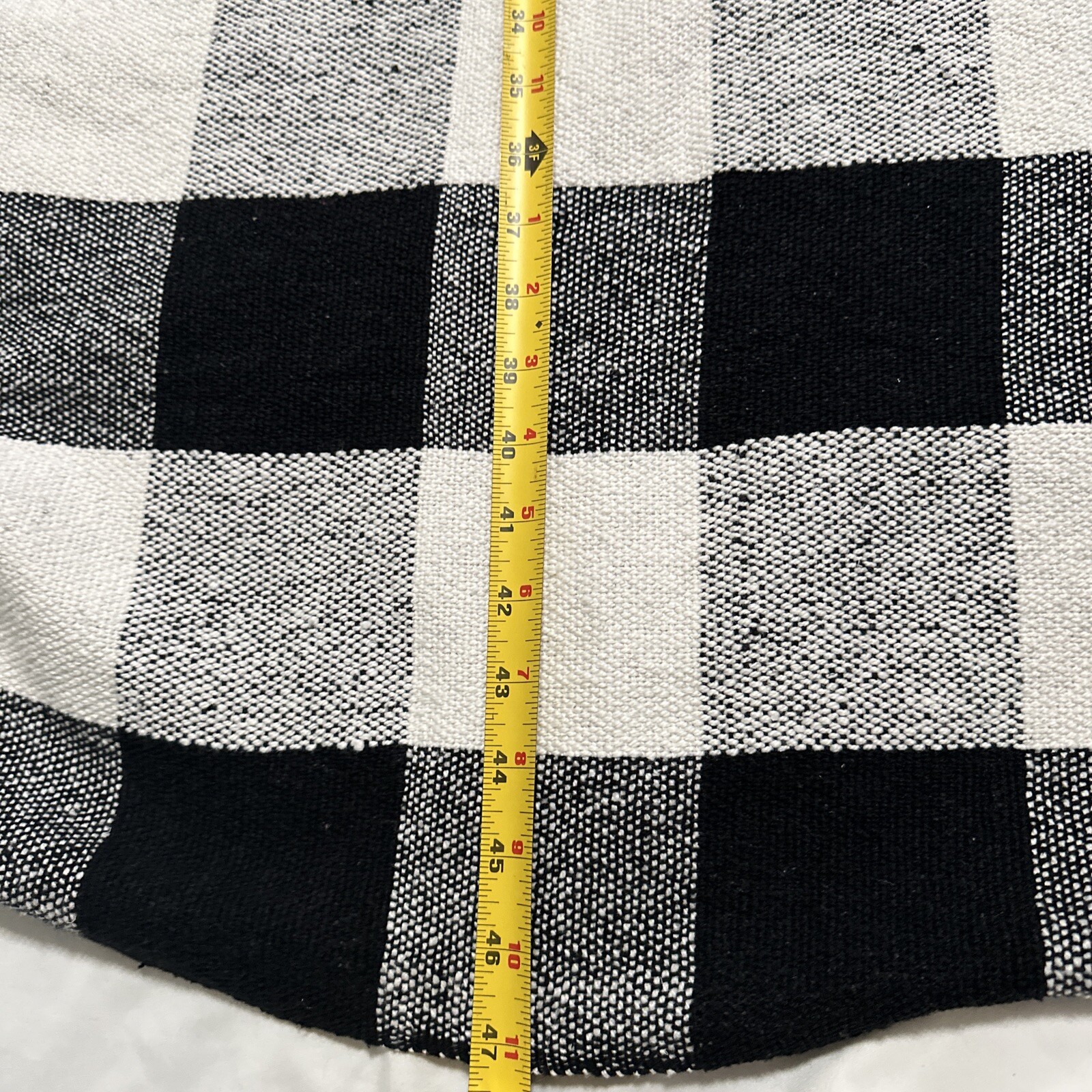 DII Buffalo Check Collection Rustic Farmhouse Throw Blanket Tassles Set 2 47x60