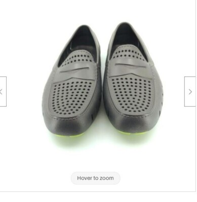 Floafers Country Club Driver Men\'s Water Shoes Asphalt Gray Lime Green Size 9 Floafers Country Club Driver Water Shoe Asphalt Gray Lime  main image 4