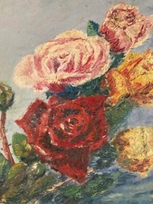 Beautiful Oil Painting Flowers Flower Post Impressionist to Identify Roses
