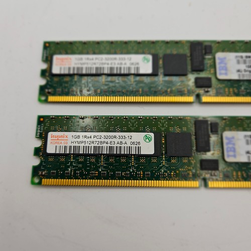 Hynix 2gb (2 x 1gb) RAM Kit PC2-3200 ECC Registered DIMM - Picture 2 of 4