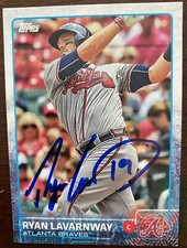 Ryan Lavarnway Auto Signed 2015 Topps Update #US45  Atlanta Braves In Person