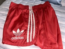Adidas SHINY SATIN Graphic MRC  Club '70s Retro 3" Shorts Mens XL NEW WITH TAGS