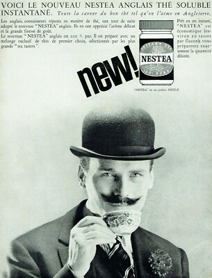 Werbung Advertising 0921 1962 Nestea Englischer Tee sofort löslich