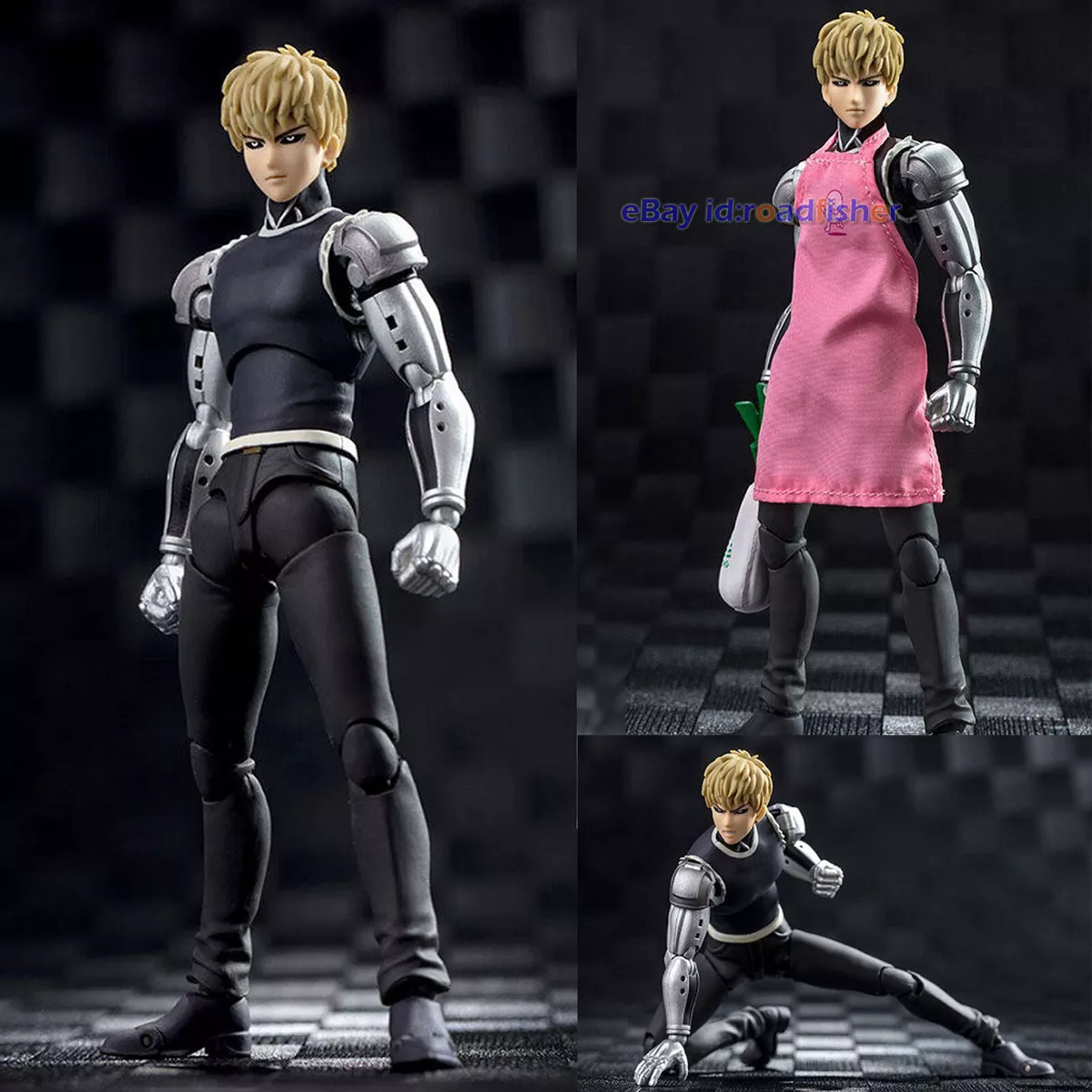 Dasin GT Model 6 Action Figure 1/12 Anime One Punch Man Genos Removable  Toys