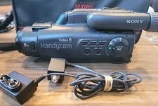 Sony Handycam CCD-FX310 Black Handheld Video-8 AutoFocus 8mm Camcorder Untested