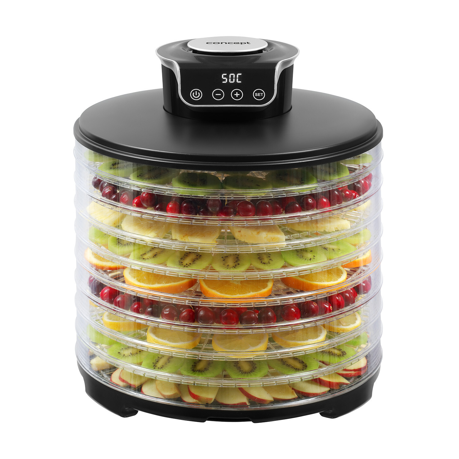 Déshydrateur de fruits Concept SO3010 pour préparer vos encas sains faits maison