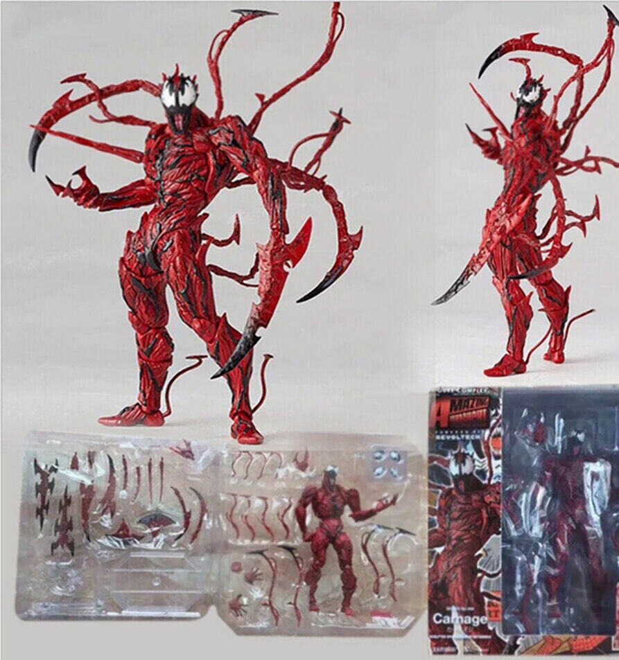 リボルテック　カーネイジ　Revoltech Amazing Carnage Best Kaiyodo Revoltech Yamaguchi Carnage 6