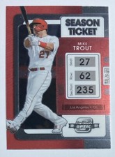 2022 Panini Chronicles Contenders Optic Baseball Angels Mike Trout Card #5