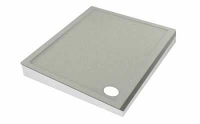 Duschtasse Siphon Viega + Träger Duschwanne Cement Stone DIN 51097A Stein Effekt