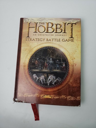 The Hobbit: An Unexpected Journey Strategy Battle Game- Hardcover Manual- GOOD
