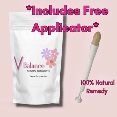 100% PURE ANTI BACTERIAL 100% NATURAL BV & THRUSH SUPPOSITORIES X 14