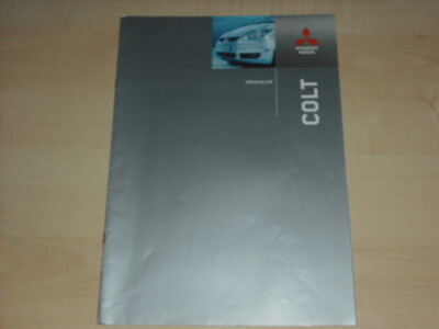 47032) Mitsubishi Colt technische Daten & Ausstattungen Prospekt 2005