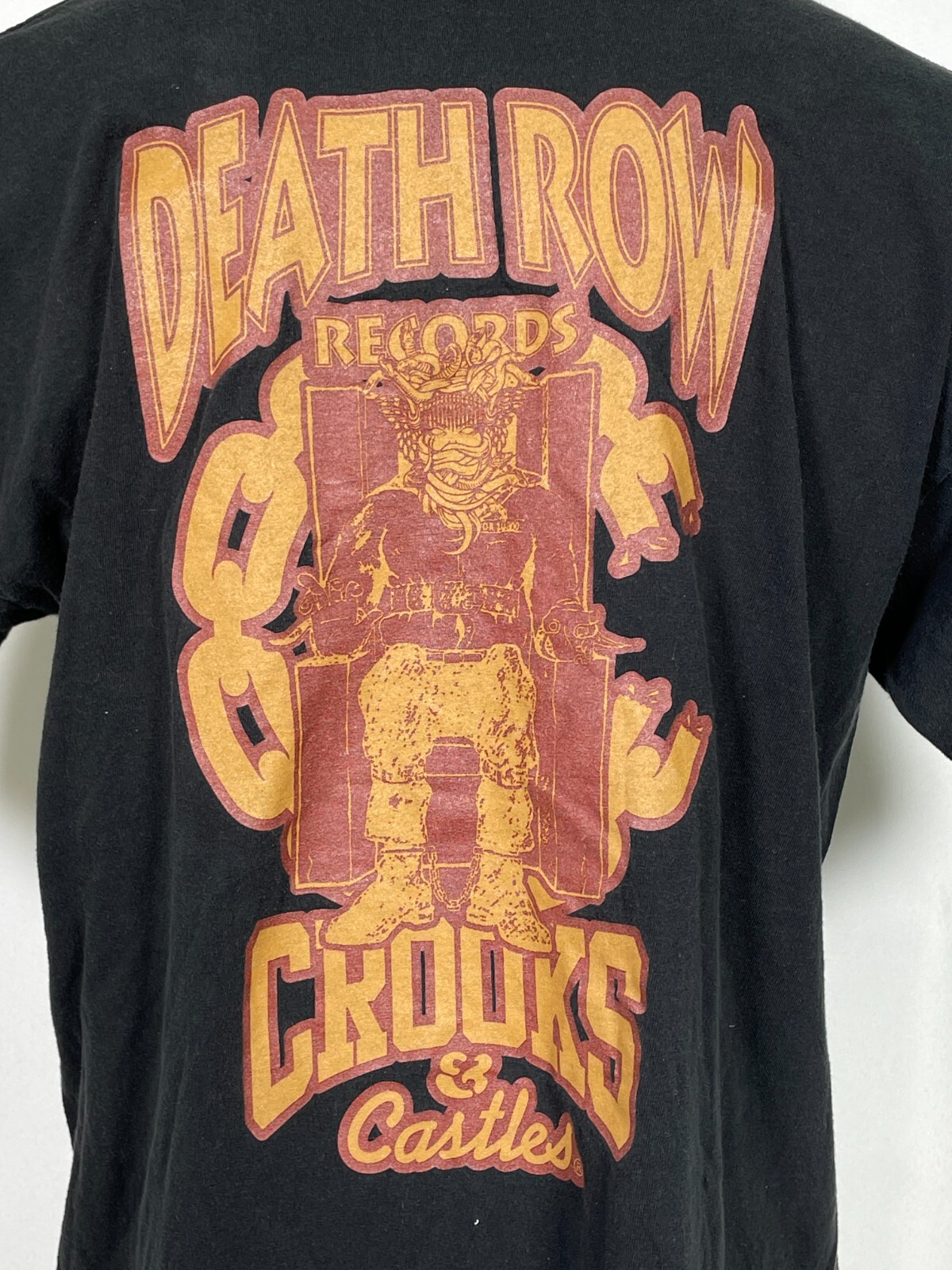 FILA Crooks & Castles X Death Row Records Maglietta Collab Nera Uomo XL