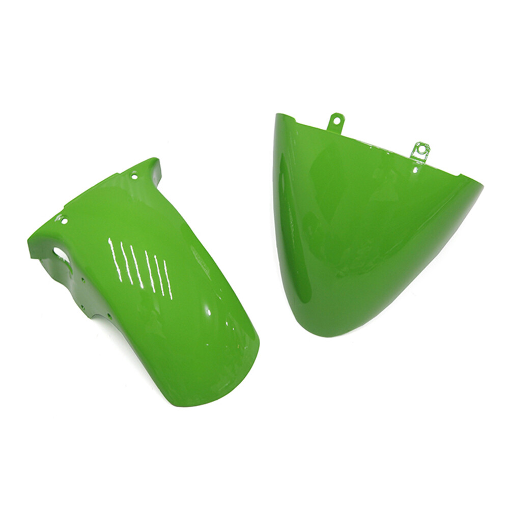 SHADOWS出品 Green White Black Fairings for Kawasaki ZX7R Ninja ZX-7R