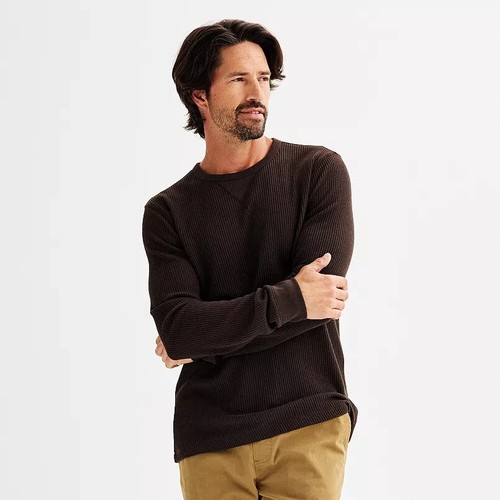 Men's Sonoma Goods For Life® The Essential Waffle Thermal Tee - Picture 14 of 20