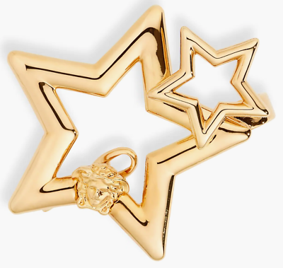 VERSACE ゴールド V字型ピアス(玲凪様 取り置き中) VERSACE ゴールド V