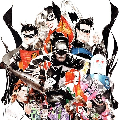 BATMAN Signed ART PRINT Dustin Nguyen JOKER Catwoman NEW Adventures Continue #2