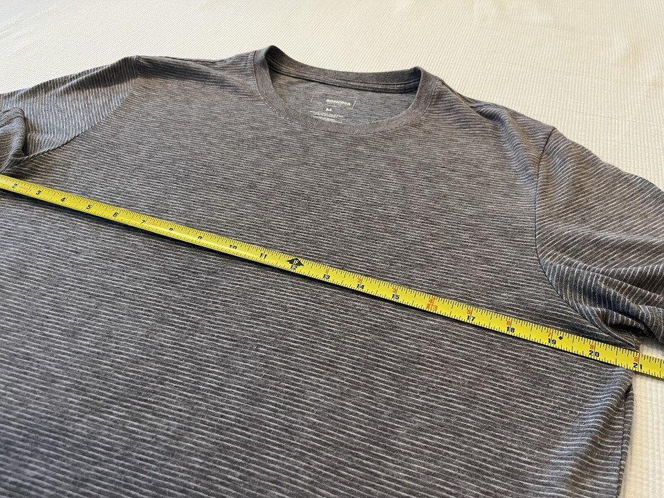 SONOMA GOODS FOR LIFE Men’s Gray Striped Soft Polyester Cotton TShirt