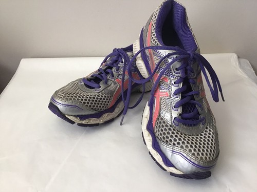 ASICS Gel Cumulus 15 Womens Shoes Size 8 White Purple Running Athletic  (B60) | eBay