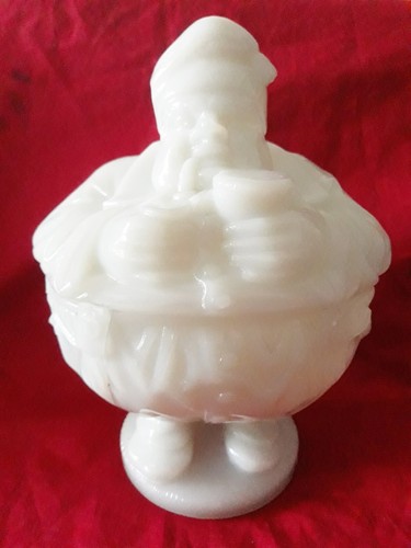 BONBONNIERE OPALINE BLANCHE