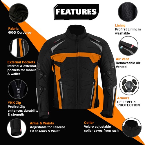 Mens Waterproof Motorcycle Suits Motorbike Jacket Trousers 2 Piece CE Armoured - Picture 54 of 83