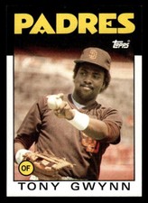 Tony Gwynn 1986 Topps #10 San Diego Padres