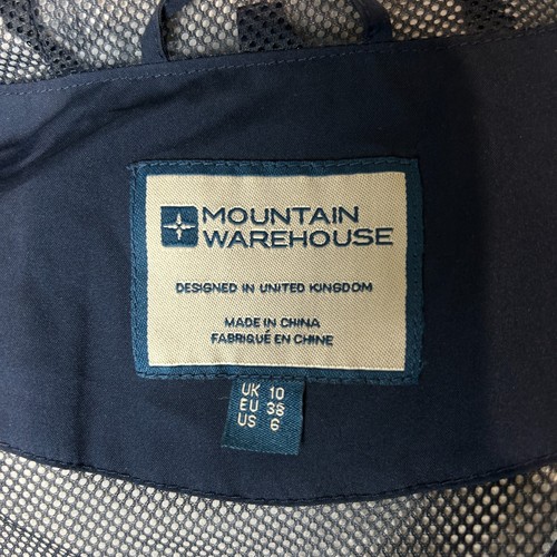Mountain Designs Waterproof Rain Jacket Women's Size 6US 10UK Blue - Picture 15 of 20