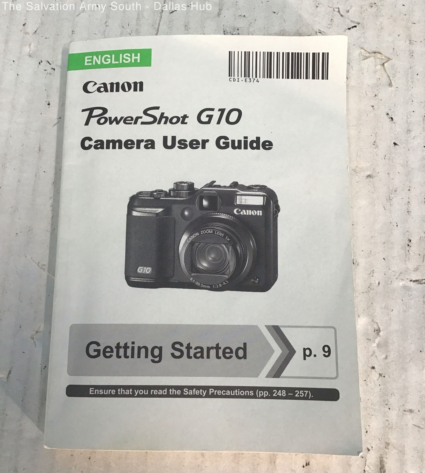 Canon Powershot G10 Digital SLR Camera w/ 16gb SD Card Tested eBay