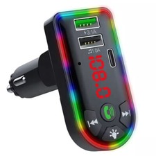 Bluetooth 5.0 Wireless In Car MP3 FM Transmitter Car Radio Adapter 2USB Chargers