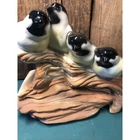 Planter Shawnee Pottery #502 Birds on Driftwood Branch Faux Bois Goldfinch VTG