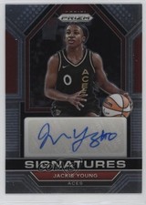 2023 Panini Prizm WNBA Signatures Jackie Young #SG-JYG Auto 0u2j