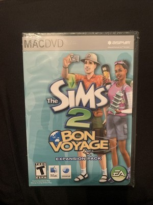 Sims 2: Bon Voyage (Apple, 2007) Mac Computer Game Story Simulator New Sealed
