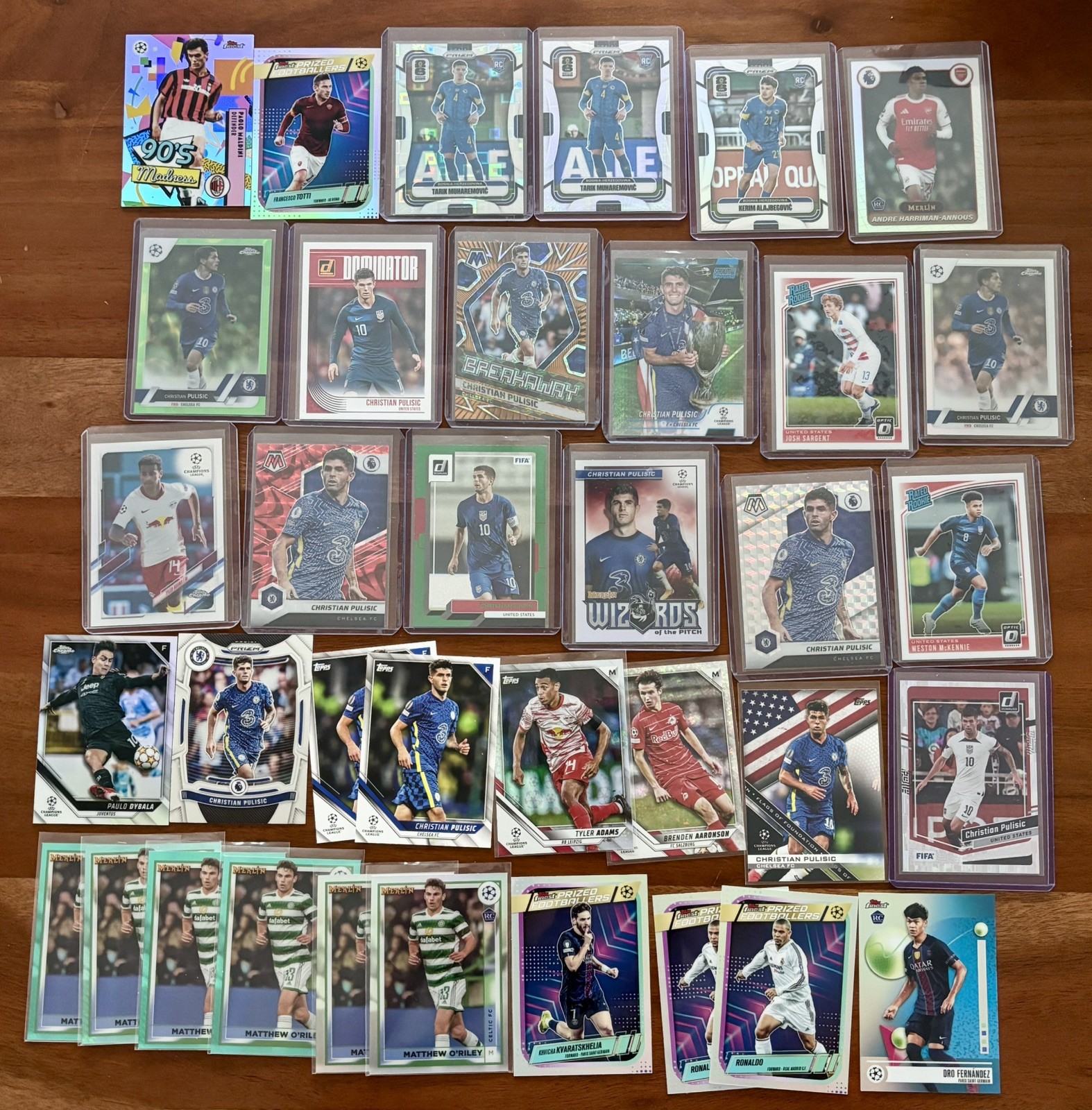 Dowman, Haaland, Mbappe, CR7 Messi + More Lot Rookies Parallel Base Auto Patch view 17