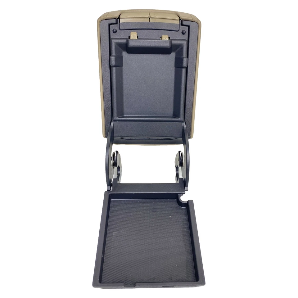 2011-2013 Buick LaCrosse Center Console Arm Rest  Lid beige Tan - Image 2 of 4