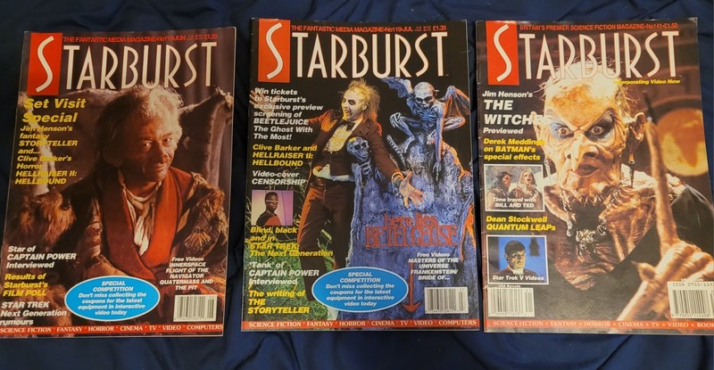 Lot Of 3 Starburst Magazines