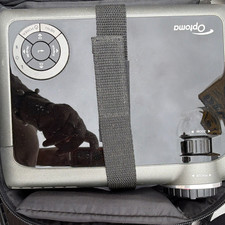 Optoma Black Desktop Projector with Carrying Case