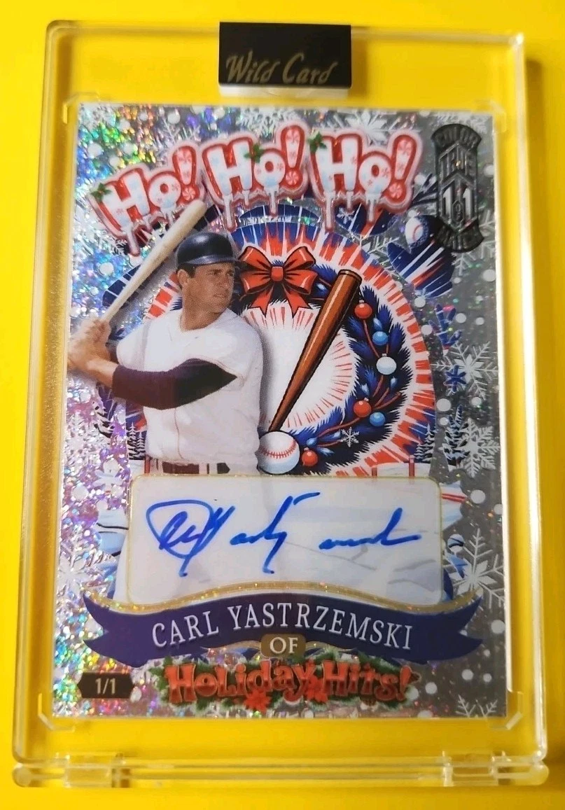 Carl Yastrzemski Baseball Serial Numbered Sports Trading Cards