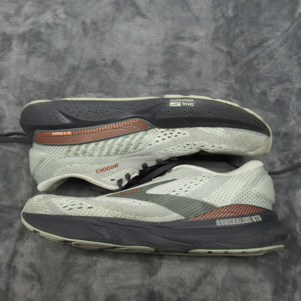 Brooks Running Shoes Womens 9.5 B Gray Adrenaline GTS 24 Lightweight Athletic - Image 2 of 4