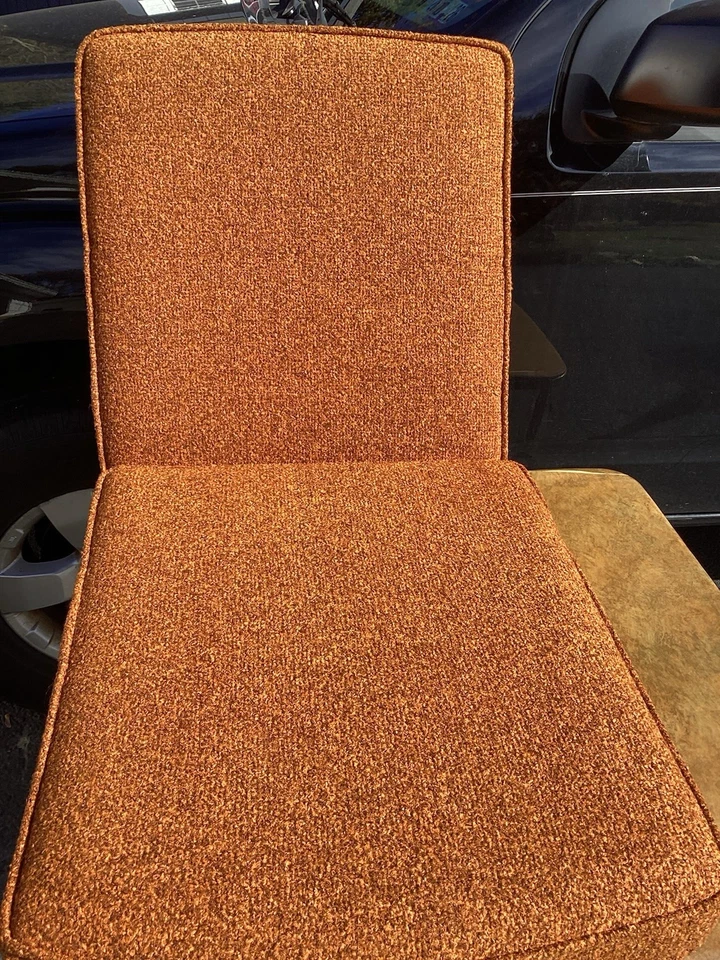 Vintage MCM Chair Seat Cushion  60s 70s  *Cushion Only CHAISE Crazy Pattern CC - Image 3 of 4