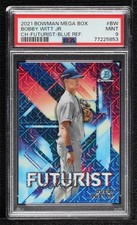 2021 Bowman Futurist Mega Box Blue Mojo Refractor Bobby Witt Jr PSA 9 MINT o7m
