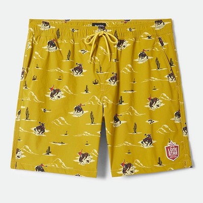 BRIXTON HYBRID STRECH SHORT GR: M TEXAS GOLD