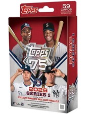 2026 Topps Series 1 Baseball Hanger Box (59 Cards) Factory Sealed Quick Shipping