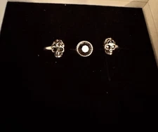 Alexander McQueen Double Finger Ring Size Adjustable