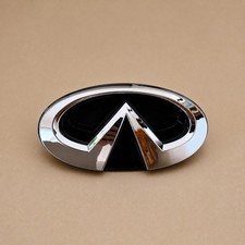 INFINITI Q50 FRONT GRILL OEM BLACK CHROME EMBLEM 2018-2024, 62866-6HH0A
