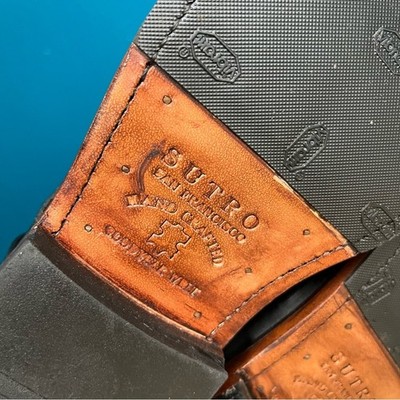 New! Sutro Footwear Adler Boot Black Leather Cap Toe Lace Up  display picture 2