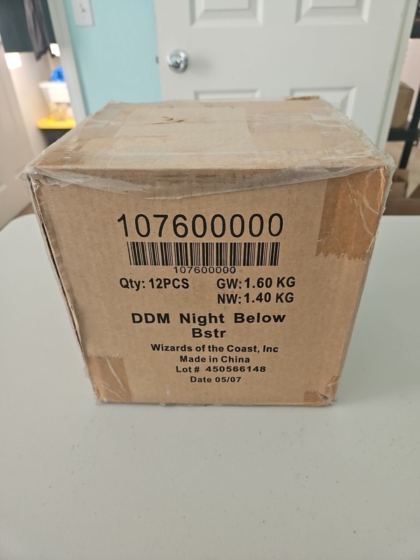 Dungeons And Dragons Miniatures DDM Night Below Sealed Booster Case